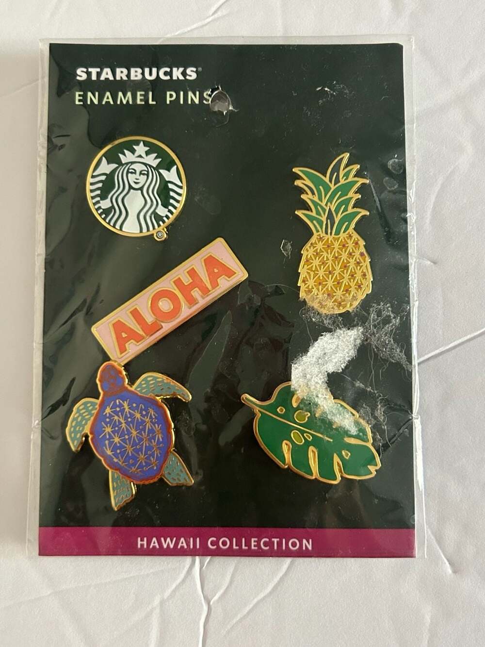 Starbucks Hawaii Collection Enamel Pin Set